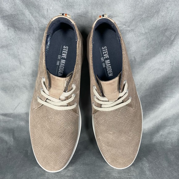 Steve Madden Alberto Men’s Tan Brown Chukka Boots Size 11.5 Like New - Picture 6 of 9